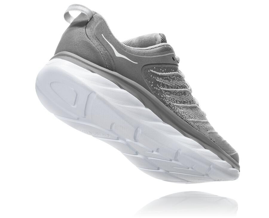 Running Shoes Mens - Hoka One One Akasa - Grey - ZDRBCIY-90